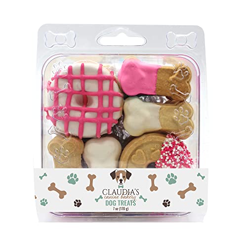 Claudia's Canine Bakery - Pink Passion Dog Cookie Assortment, 7 oz. - Pink