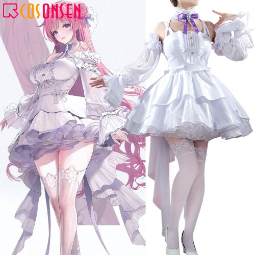 NIKKE The Goddess of Victory Dorothy Cosplay Costume White Princess Dress Lace Accessories Anime Lolita Stockings Full Set Cos - AliExpress 