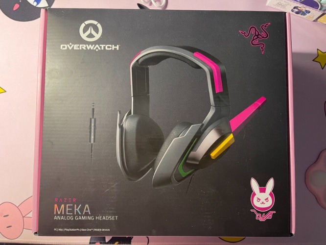 Razer D.va Overwatch MEKA Headset **READ DESCRIPTION**