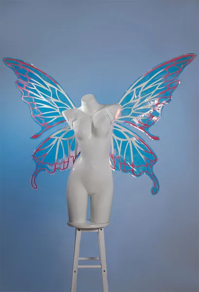 Miccostumes x Sunset Dragon PM Cosplay Accessory Large Shiny 3D Butterfly Wing Fairy Back Ornament