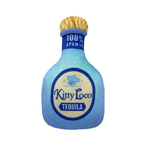 Huxley & Kent Cat Toy | Kitty Loco Tequila | Nappy Hour Strong Catnip Filled Cat Toy | Soft Plush Kitty Toy with Catnip and Crinkle | Kittybelles - Kitty Loco Tequila