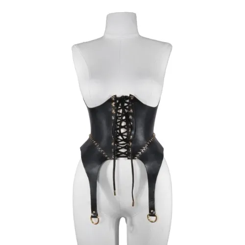 DONA CORSET WITH CHAIN STITCHES – Elif Domanic