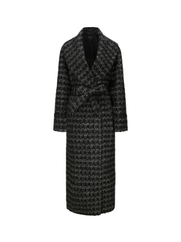 Emmeline Lapel Coat (Black) | Black / M
