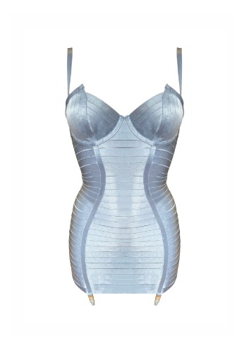 The Essentials Adjustable Angela Dress | Dusty Blue / S