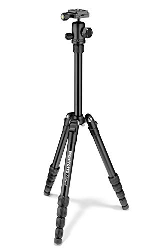 Manfrotto Element Traveller Small Aluminum 5-Section Tripod Kit with Ball Head - Element Small 56.3" - Black