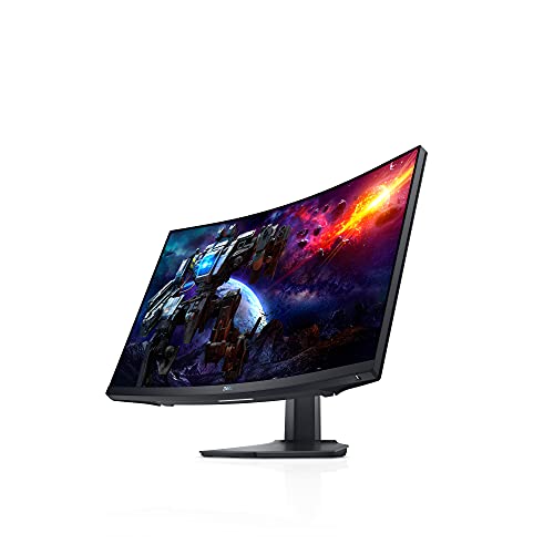 Dell Curved Gaming Monitor 27 Inch Curved with 165Hz Refresh Rate, QHD (2560 x 1440) Display, Black - S2722DGM - 27 Inches - S2722DGM