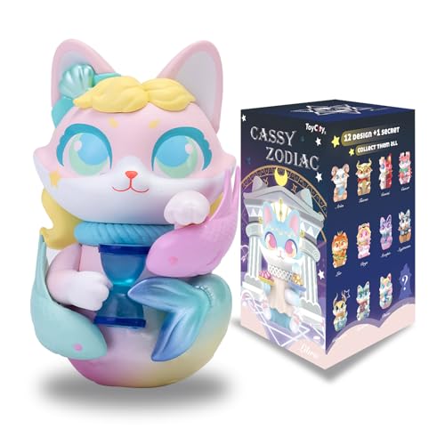 HAOHAINA Blind Box Figures Desktop Ornaments Cute Blind Boxes,Popular Collectible Toy Cute Action Figure Creative Kits for Birthday Gifts - New Cassy Cat