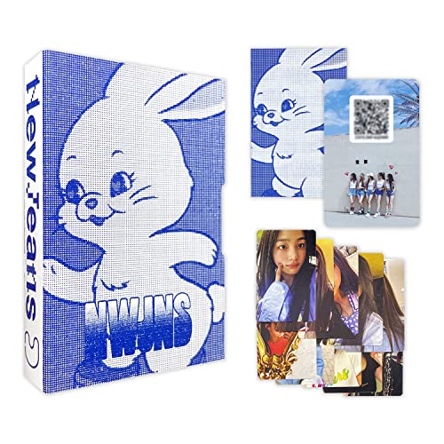 NewJeans - 1st EP [New Jeans] (Weverse Albums) Out Box + Lyrics + Photocards + QR Card + 3 Extra Photocards
