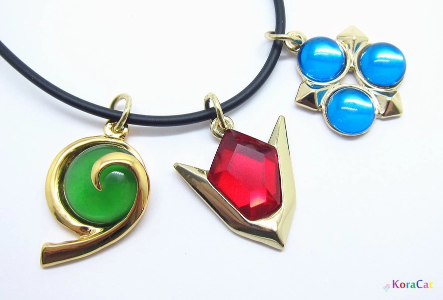 Zelda Spiritual Stones Necklaces (Full 3 Set)