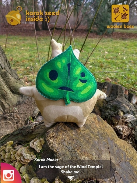 Korok Plush - Makar - Inspirited The Legend of Zelda Series