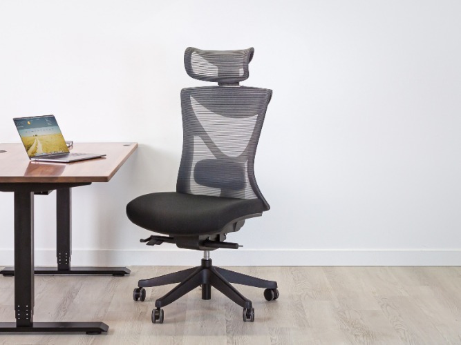 KaiChair - Ergonomic Armless Office Chair - Black