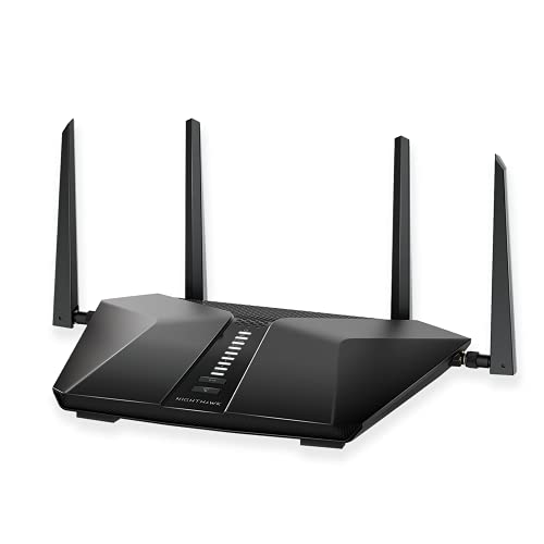 NETGEAR Nighthawk 6-Stream AX5400 WiFi 6 Router (RAX50) - AX5400 Dual Band Wireless Speed (Up to 5.4 Gbps) | 2,500 sq. ft. Coverage - AX5400 WiFi 6 | 6 Streams