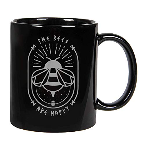 Valheim The Bees Are Happy Video Game Inspired Ceramic Coffee Mug, Cup 11oz, 15oz (15oz) - 15oz