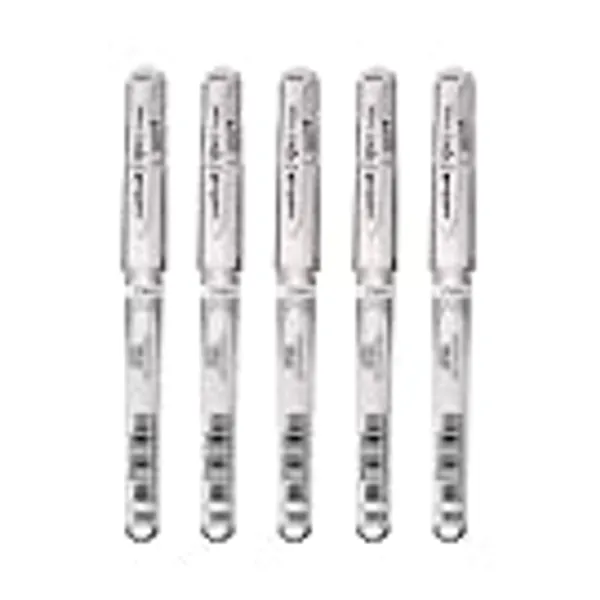 Uni-Ball Signo Broad Point Gel Impact Pen White 5 pens