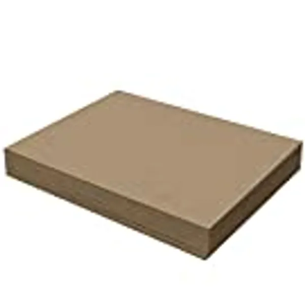50 Chipboard Sheets 9 x 12 inch - 30pt (Point) Medium Weight Brown Kraft Cardboard for Scrapbooking & Picture Frame Backing (.030 Caliper Thick) Paper Board | MagicWater Supply