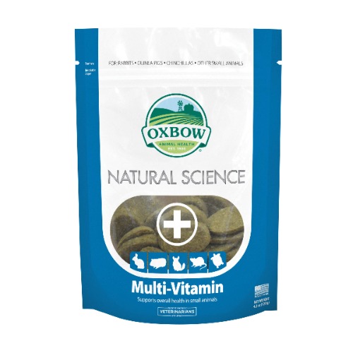 Oxbow Natural Science Multivitamin - Essential Vitamins & Omega 3 and 6 Fatty Acids for Small Animals, 4.2 oz. - 