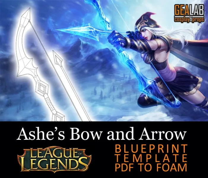 Ashe Bow and Arrow  Blueprint