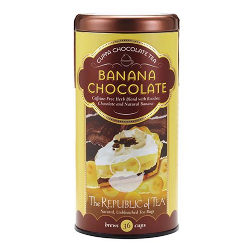 The Republic of Tea Banana Chocolate Red Tea, 36 Count