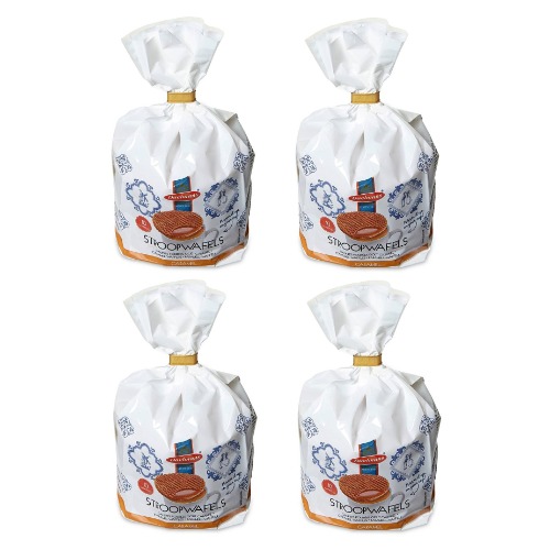 Stroopwafels 290g 10 Pack - Caramel Wafers Waffles Biscuits Stroopwafels Daelmans (Pack of 4)