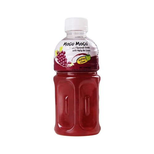 NEW Mogu Mogu Grape Flavoured Drink with NATA de Coco - 6 x 320ml