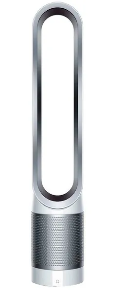 Dyson - TP02 Pure Cool Link Tower 400 Sq. Ft. Air Purifier - Iron, White (Renewed) - 