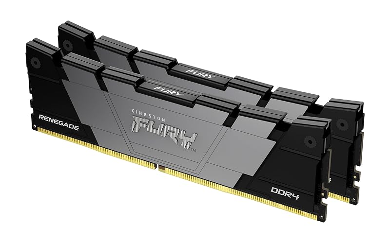 Kingston FURY Renegade 64GB 3600MT/s DDR4 CL16 DIMM (Kit of 2) Desktop Gaming Memory - KF436C18RB2K2/64 - 64GB - Kit da 2 - 3600MT/s 16Gbit