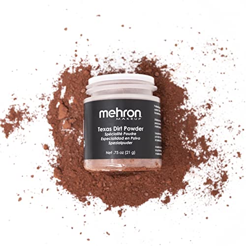 Mehron Texas Dirt Special Effects Makeup Powder (0.75 oz), Medium - Texas Dirt