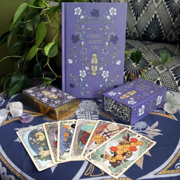 Forager's Daughter Tarot Deck & Printed Guidebook, Deluxe Divination Set