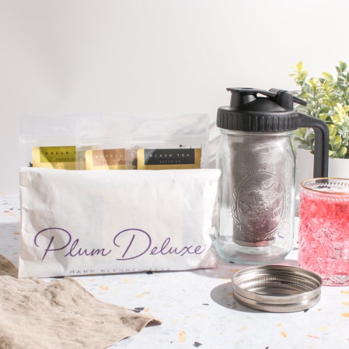 Maison Brew - Cold Brew Iced Tea Mason Jar | Kit + Bonus Trio of Iced Teas