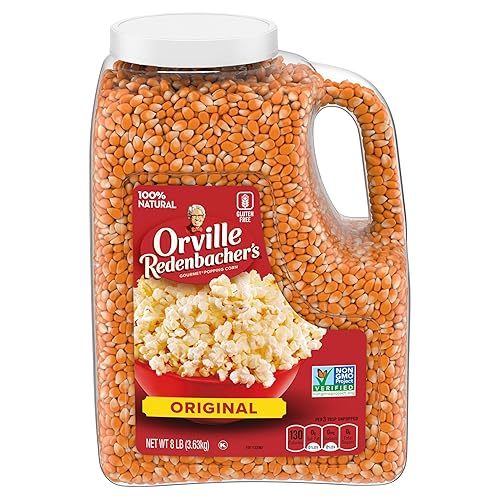 Orville Redenbacher's Gourmet Popcorn Kernels, Original Yellow, 8 lb. - Gourmet Yellow (8 lb) - 128 Ounce (Pack of 1)