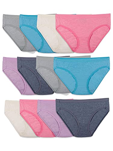 Fruit of the Loom Women's Beyondsoft Underwear (Regular & Plus Size) - Regular Bikini - Cotton Blend - 12 Pack Assorted Colors 8