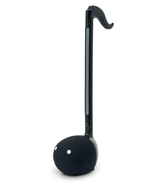 Otamatone Japanese Electronic Musical Instrument Portable Music Synthesizer from Japan by Maywa Denki Studio Award Winning, Educational Fun Gift for Children, Teens & Adults - Black - Black