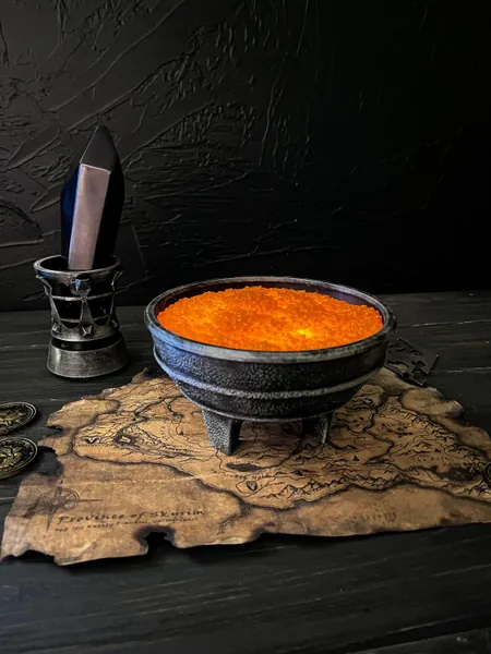 Fire Salts Skyrim, Ingredients for Potions, The Elder Scrolls V Alchemy, Twinkling Effect Lights, Artifact