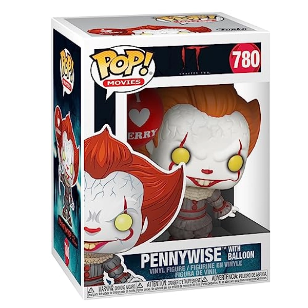 Funko Pop! Movies: IT: Chapter 2- Pennywise With Balloon - IT Chapter Two - Collectable Vinyl Figure - Gift Idea - Official Merchandise - Toys for Kids & Adults - Movies Fans