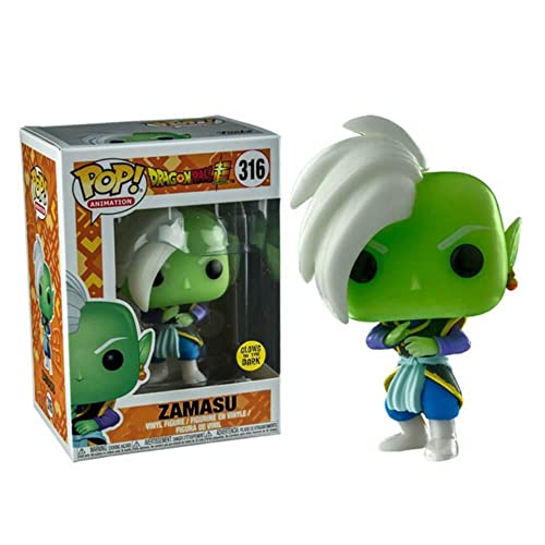 Funko , Multicolor,FK26634 Dragon Ball Super POP! Animation Vinyl Figure Zamasu (Glow) 9 cm