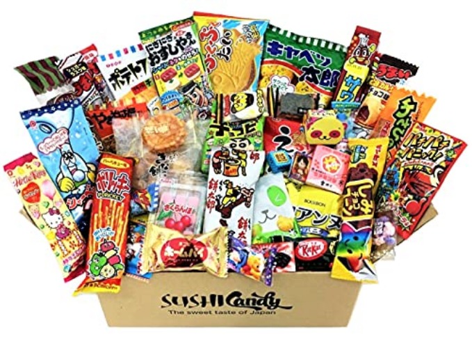 40 Japanese Candy & snack box and other popular sweets (box) - box