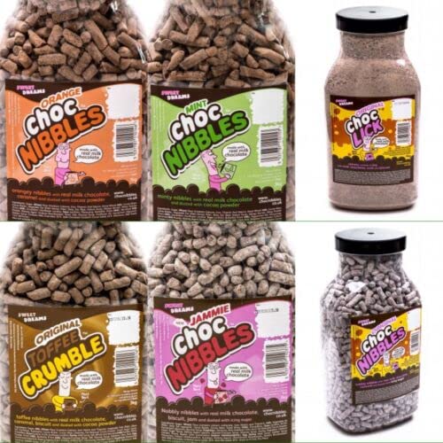 Chocolate Nibbles Jars Multi Flavour: Indulgent Treat for Sweet Tooth Cravings (Original Chocolate Nibbles) - Original Chocolate Nibbles