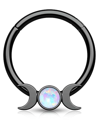 Septum Jewelry 16G Moon Septum Ring