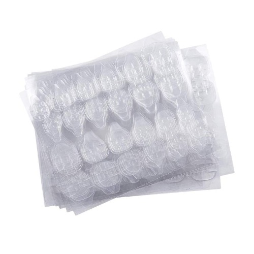 10 Sheets (240 pcs) Double Sided Nail Glue Stickers