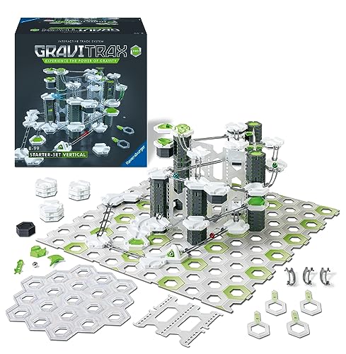 Ravensburger - GraviTrax PRO - Starter Set Vertical - 26832 - Jeu de construction STEM - Circuits de billes créatifs - 153 pièces - Enfants de 8 ans et plus - Version française - Ancienne version