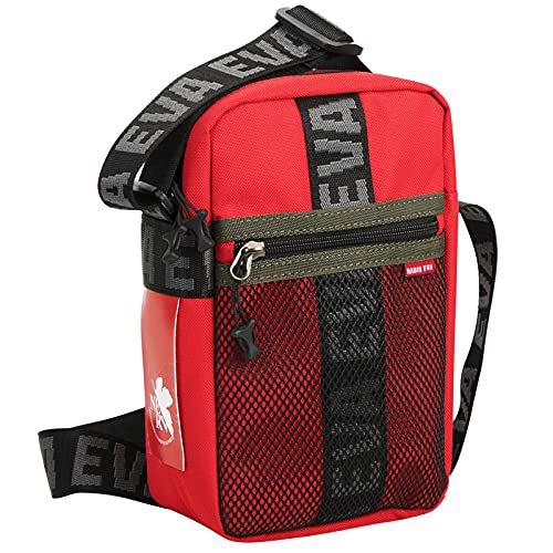 FIREFIRST x RADIO EVA - Evangelion Mini Shoulder Bags Sacs bandoulière - W15×H23×D8（cm） - Rouge