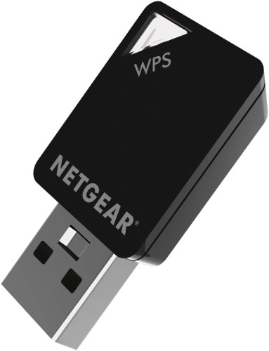 NETGEAR AC600 Wi-Fi USB 2.0 Mini Adapter for Desktop PC | Dual Band WiFi Stick for Wireless Internet (A6100-10000S), Black - AC600, USB 2.0