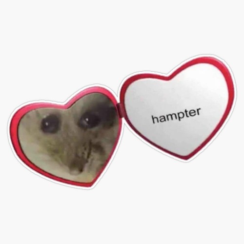 StickerU hampter my beloved Meme Bumper Sticker Vinyl Decal 5 inches - 