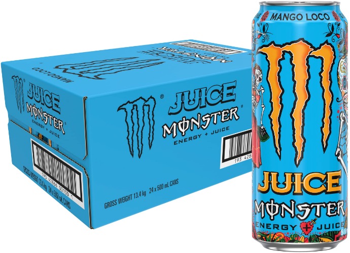 Monster Energy Mango Loco Juice 24 x 500mL