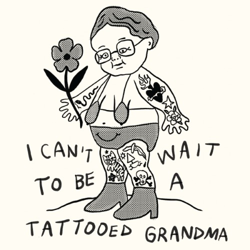 'Tattooed Grandma' Shirt | X-Large