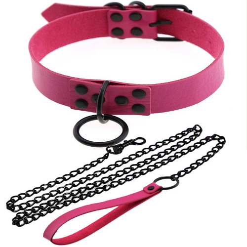 Oversized Pastel Goth T-Shirt - Dark pink / 60cm / Necklaces