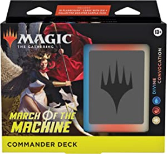 **WANT THIS COMMANDER THE MOST** Magic: The Gathering March of the Machine Commander Deck 4 + Collector Booster Sample Pack