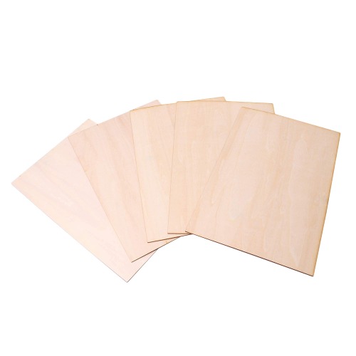 BQLZR 300x200x1.5mm Rectangle Unfinished Unpainted Basswood Wooden Sheets for Craft DIY Hand-Made Project Mini House Building Architectural Model Pack of 5 - 30x20x0.15cm/11.81x7.87x0.06inch(LxWxT) $26.99