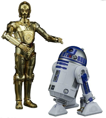 Bandai Hobby Star Wars 1/12 Plastic Model C-3PO & R2-D2 "Star Wars" - C-3po & R2-d2