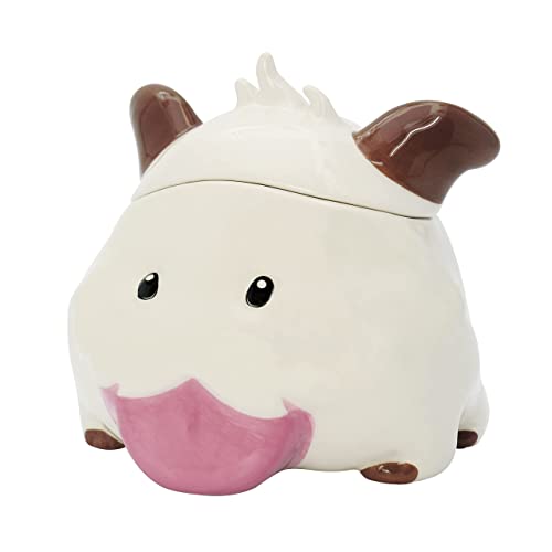 ABYSTYLE League of Legends 3D Poro Ceramic Coffee Tea Mug 16 Oz. Online Video Game Drinkware Merch Gift